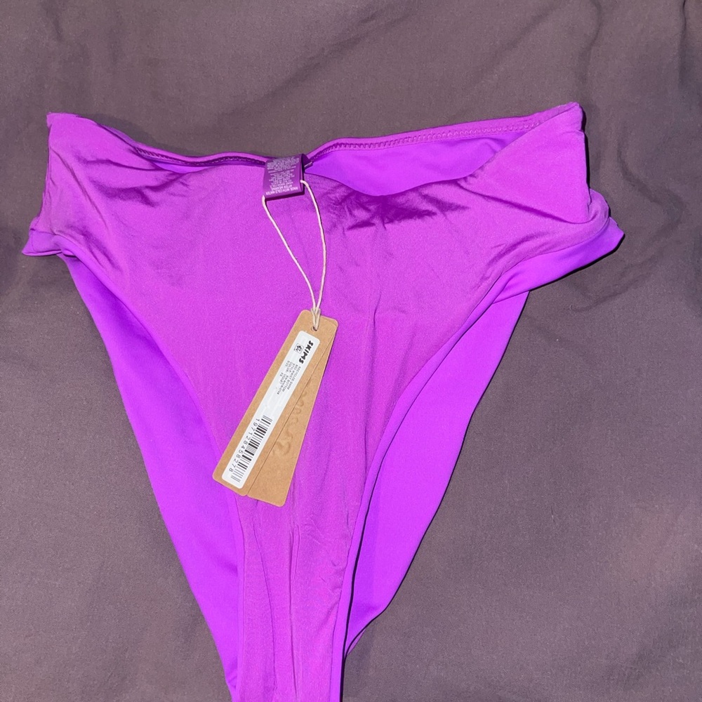 SKIMS Violet mid waist bikini bottom